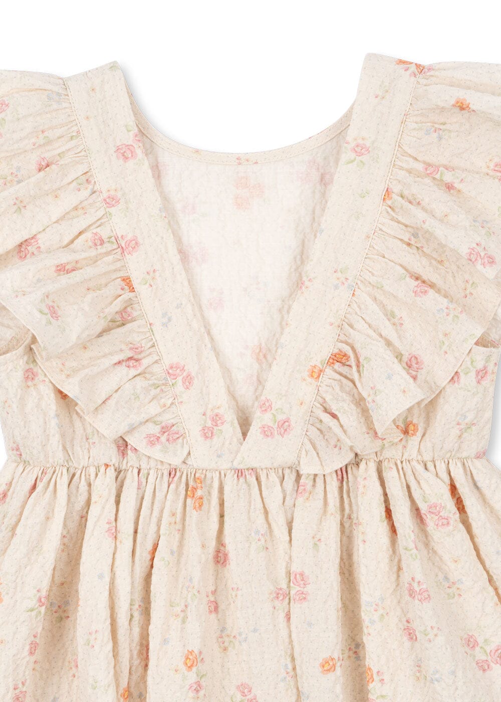 Konges Sløjd - Elin Frill Dress Gots Ks105338 - Nonoka