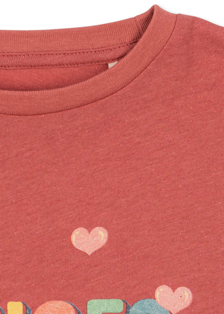 Konges Sløjd - Era Ls Tee Ocs Ks105986 - Faded Rose