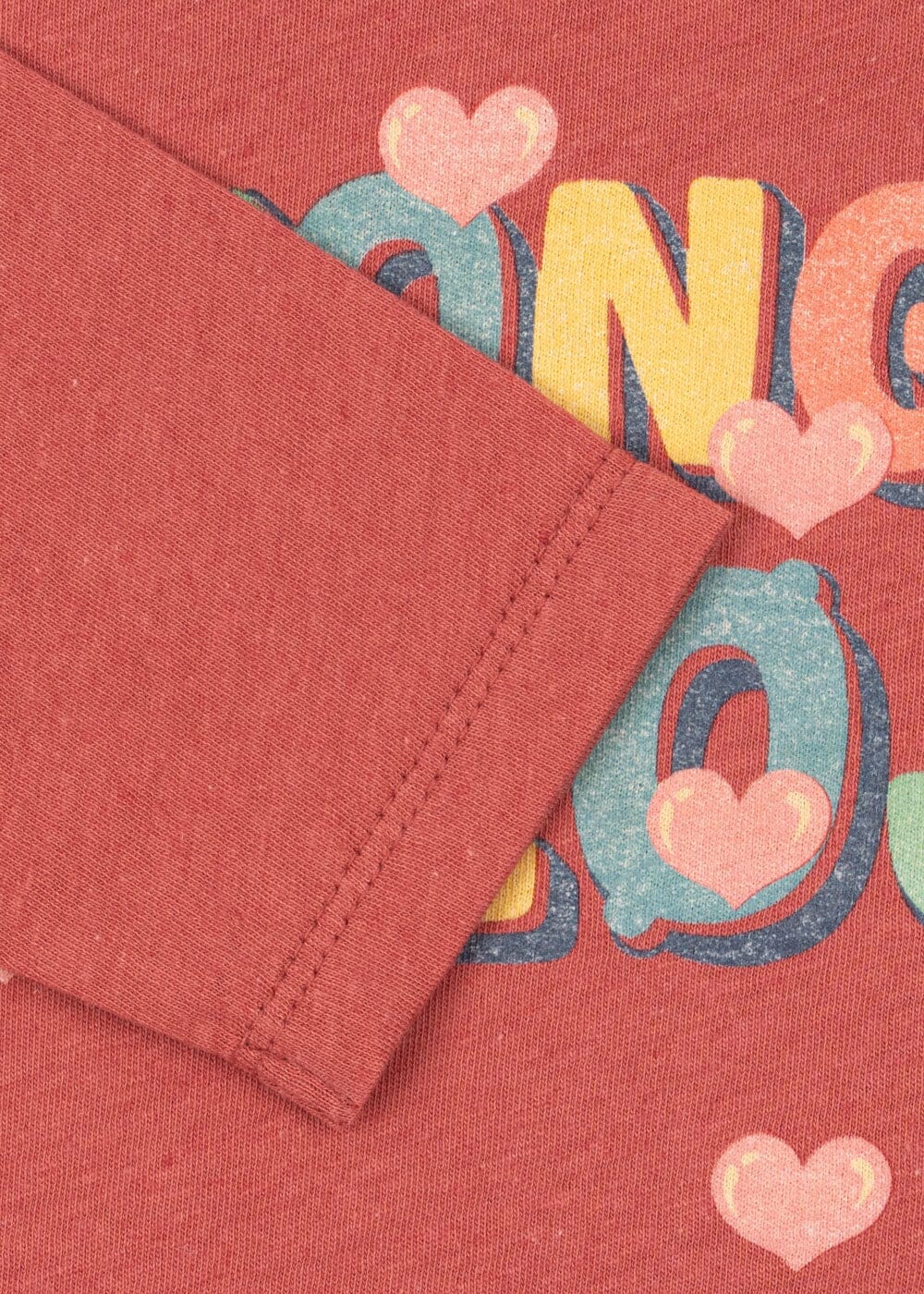 Konges Sløjd - Era Ls Tee Ocs Ks105986 - Faded Rose