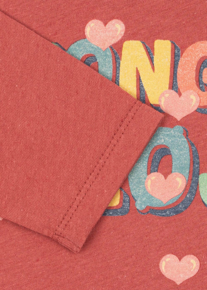 Konges Sløjd - Era Ls Tee Ocs Ks105986 - Faded Rose