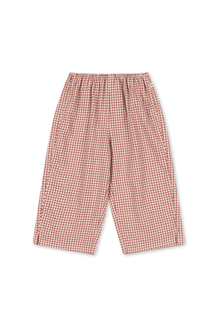 Konges Sløjd - Foret Slit Pants Gots Ks106476 - Canyon Check Overtræksbukser 