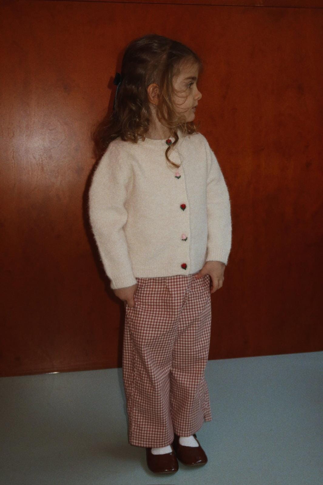 Konges Sløjd - Foret Slit Pants Gots Ks106476 - Canyon Check Overtræksbukser 
