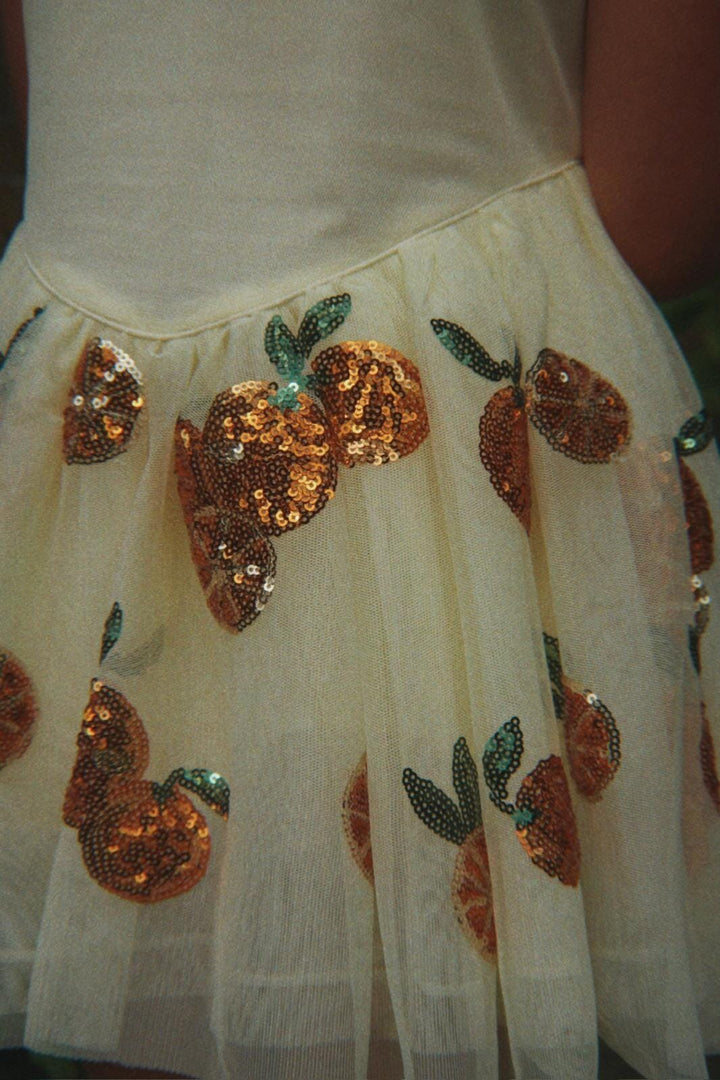 Konges Sløjd - Heartlily Dress Ks105412 - Arancia Sequin