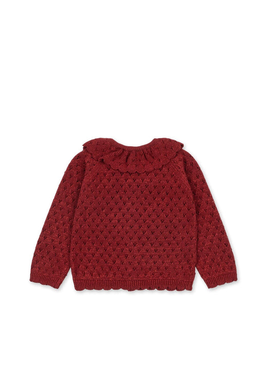 Konges Sløjd - Holiday Cardigan Ks106493 - Red Dahlia