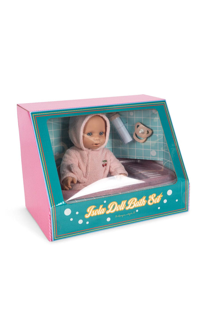 Konges Sløjd - Isola Doll Bath Set Ks106448 - Cherry Legetøj 