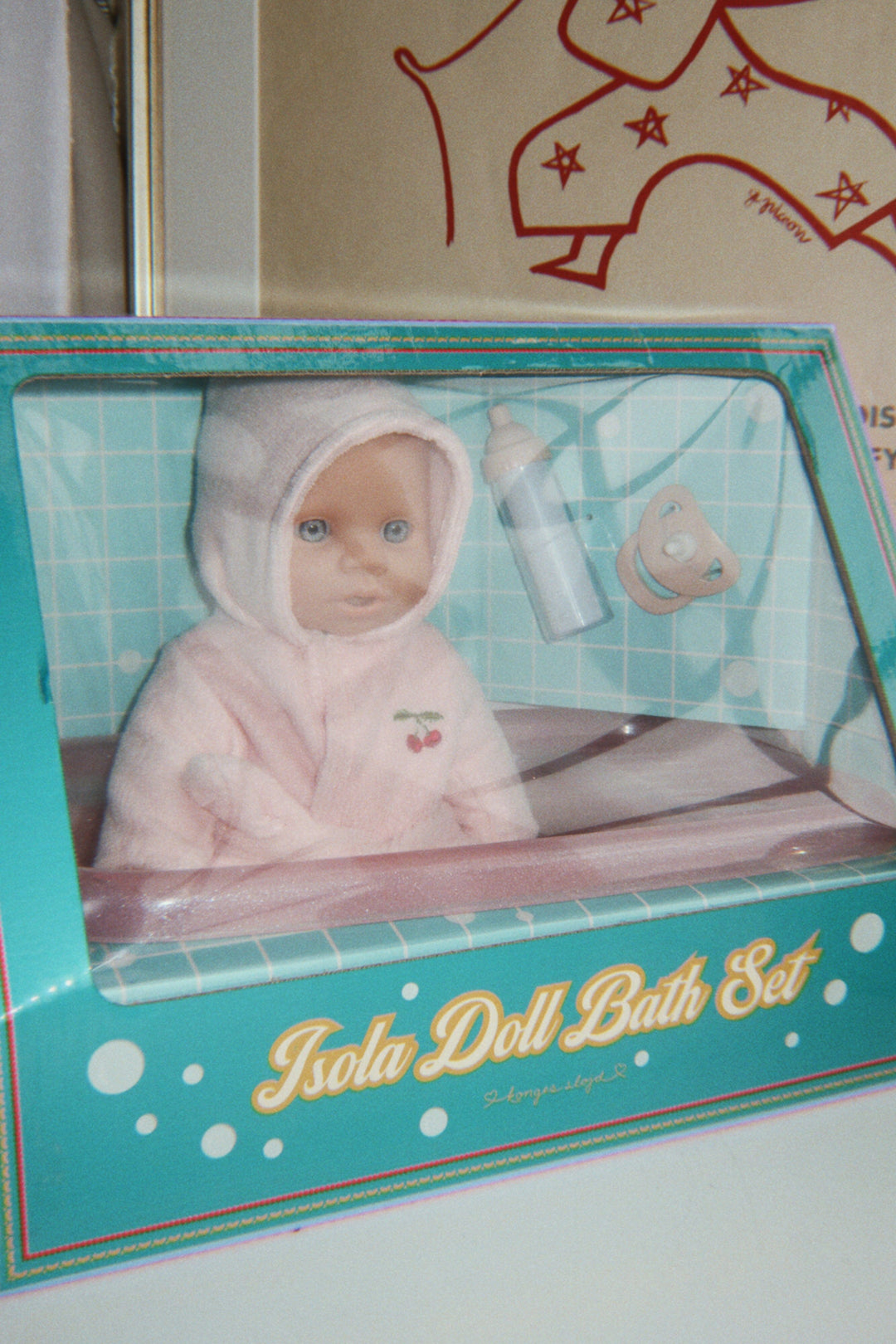Konges Sløjd - Isola Doll Bath Set Ks106448 - Cherry Legetøj 