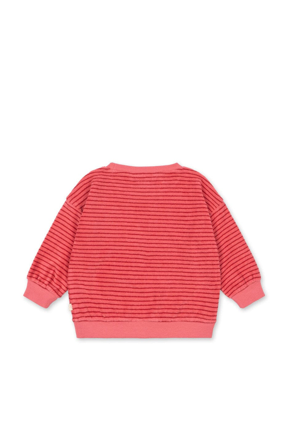 Konges Sløjd - Itty Sweat Shirt Gots Ks106045 - Cardinal Rose Stripe