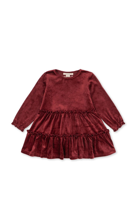 Konges Sløjd - Jingle Dress Grs Ks108131 - Red Dahlia