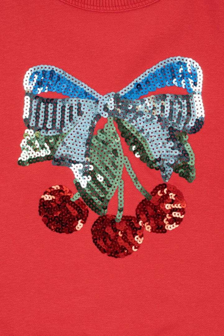 Konges Sløjd - Lou Sequin Sweat Shirt Ocs Ks103862 - Winterberry