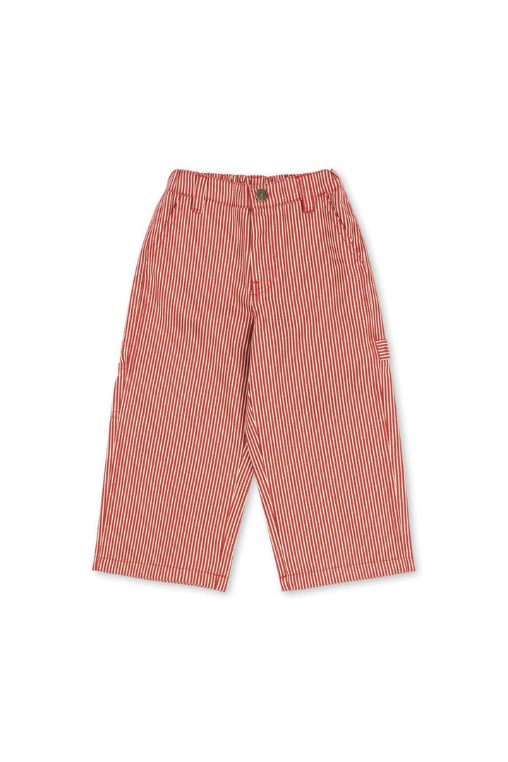 Konges Sløjd - Luc Pants Gots Ks106527 - Milk Rouge Stripe