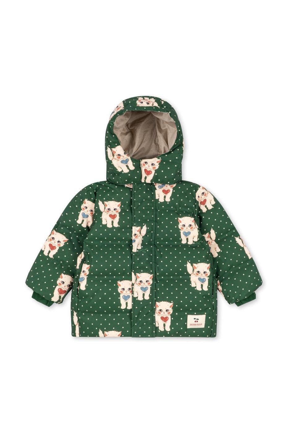 Konges Sløjd - Magnum Down Jacket Print Grs Ks105817 - Dot Miao Verde 