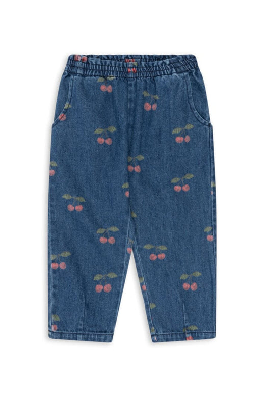 Konges Sløjd - Magot Frill Pants Gots Ks107621 - Ma Grande Cerise Denim