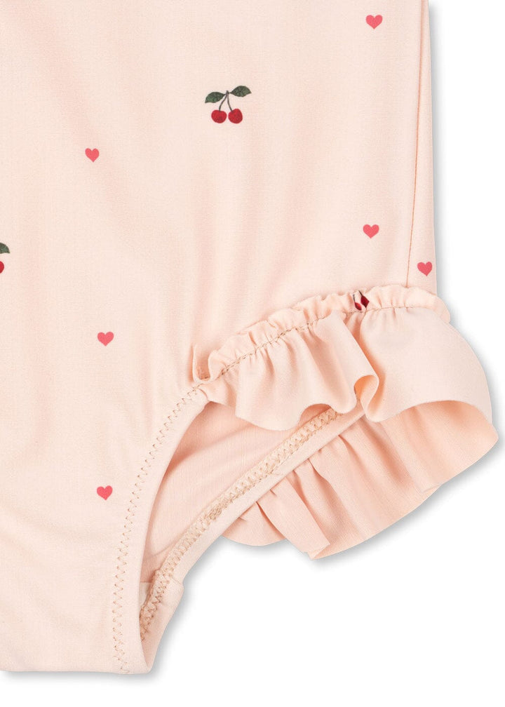 Konges Sløjd - Merle Ls Swimsuit Grs Ks105473 - Cherry Coeur Rose