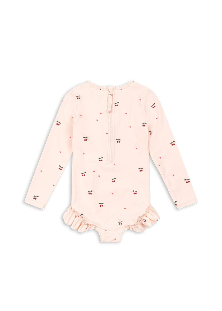 Konges Sløjd - Merle Ls Swimsuit Grs Ks105473 - Cherry Coeur Rose