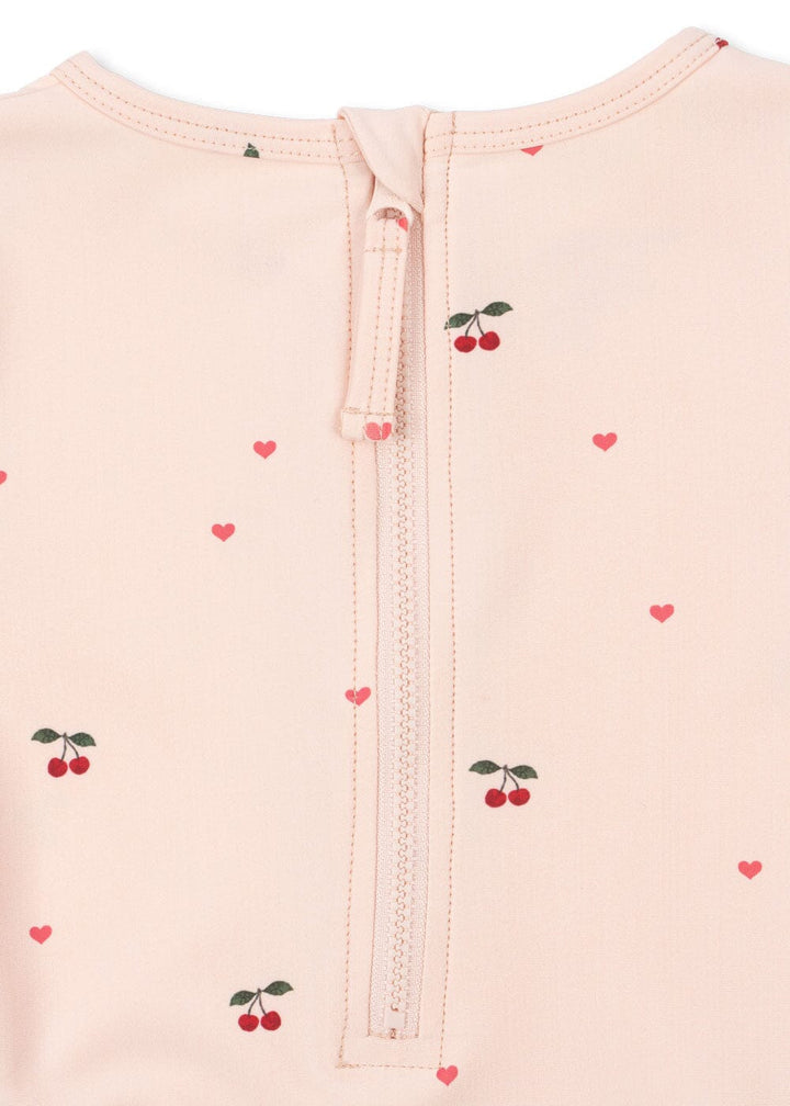 Konges Sløjd - Merle Ls Swimsuit Grs Ks105473 - Cherry Coeur Rose