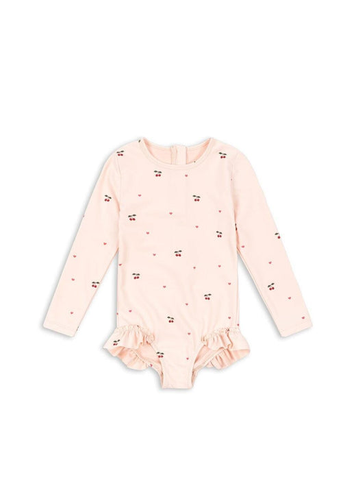 Konges Sløjd - Merle Ls Swimsuit Grs Ks105473 - Cherry Coeur Rose