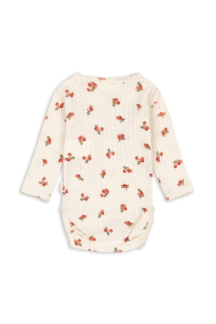 Konges Sløjd - Minnie Newborn Body Gots Ks106561 - Rosa Rouge