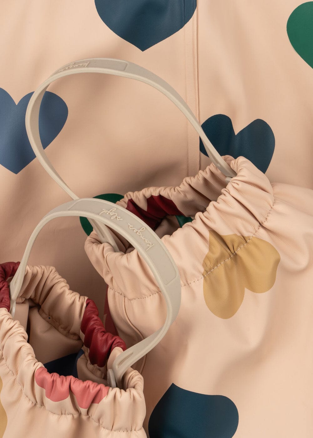 Konges Sløjd - Rainy Palme Set Girl Ks105764 - Bon Coeur Coloré Regntøj 