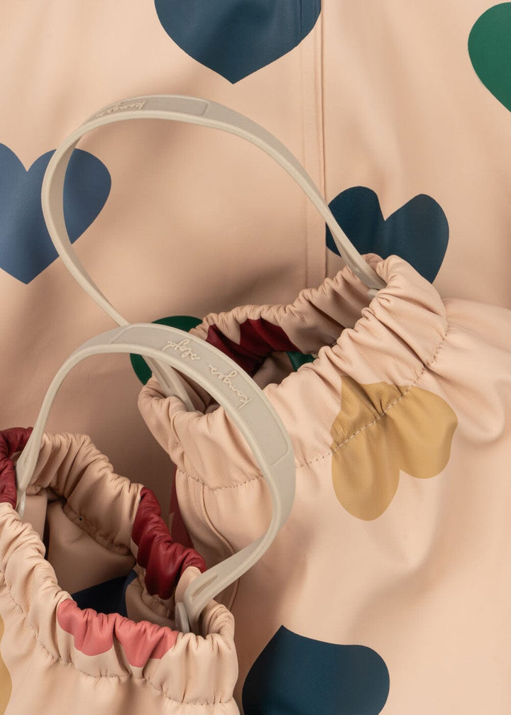Konges Sløjd - Rainy Palme Set Girl Ks105764 - Bon Coeur Coloré Regntøj 