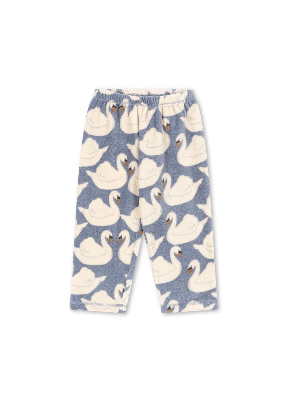 Konges Sløjd - Tavi Fleece Pants Grs Ks105773 - Swan 