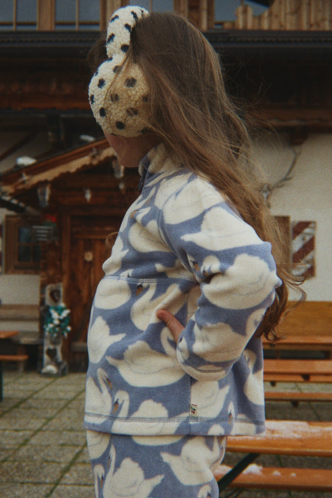 Konges Sløjd - Tavi Fleece Pants Grs Ks105773 - Swan 