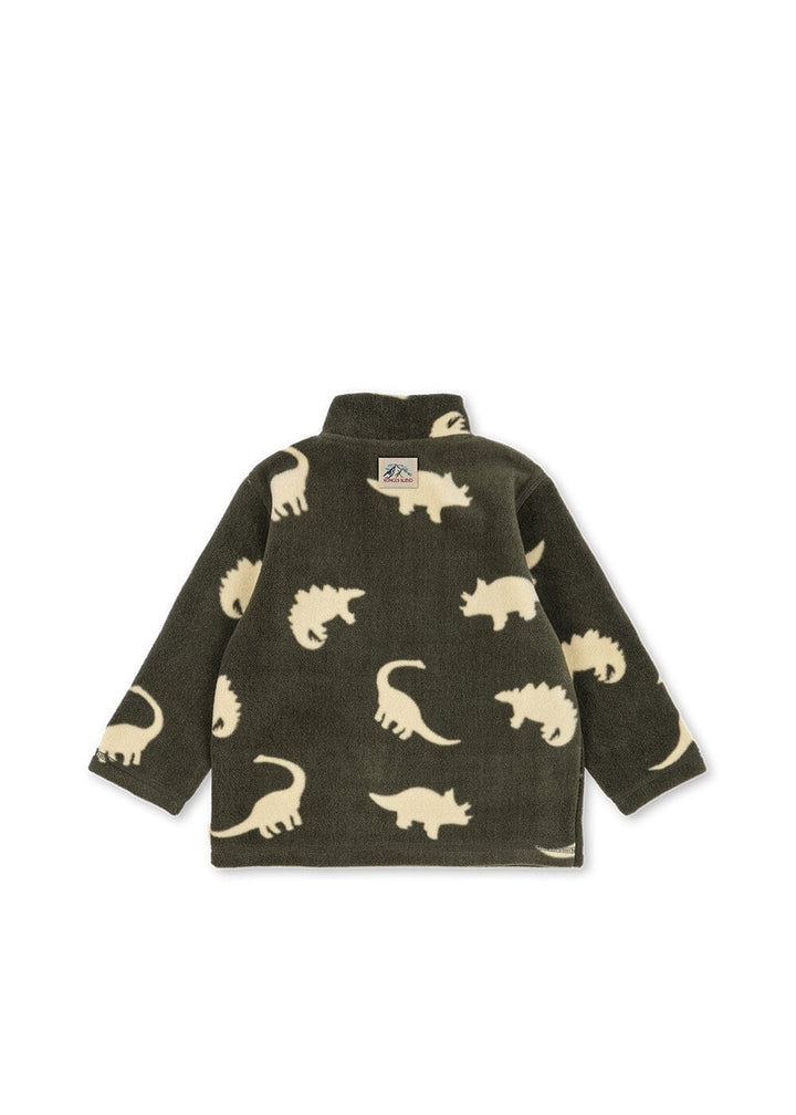 Konges Sløjd - Tavi Fleece Sweatshirt Grs Ks105774 - Dino Silhouette Fleece jakker 