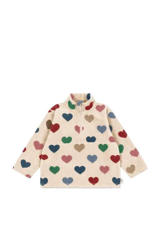 Konges Sløjd - Tavi Fleece Sweatshirt Grs Ks106281 - Bon Coeur Coloré