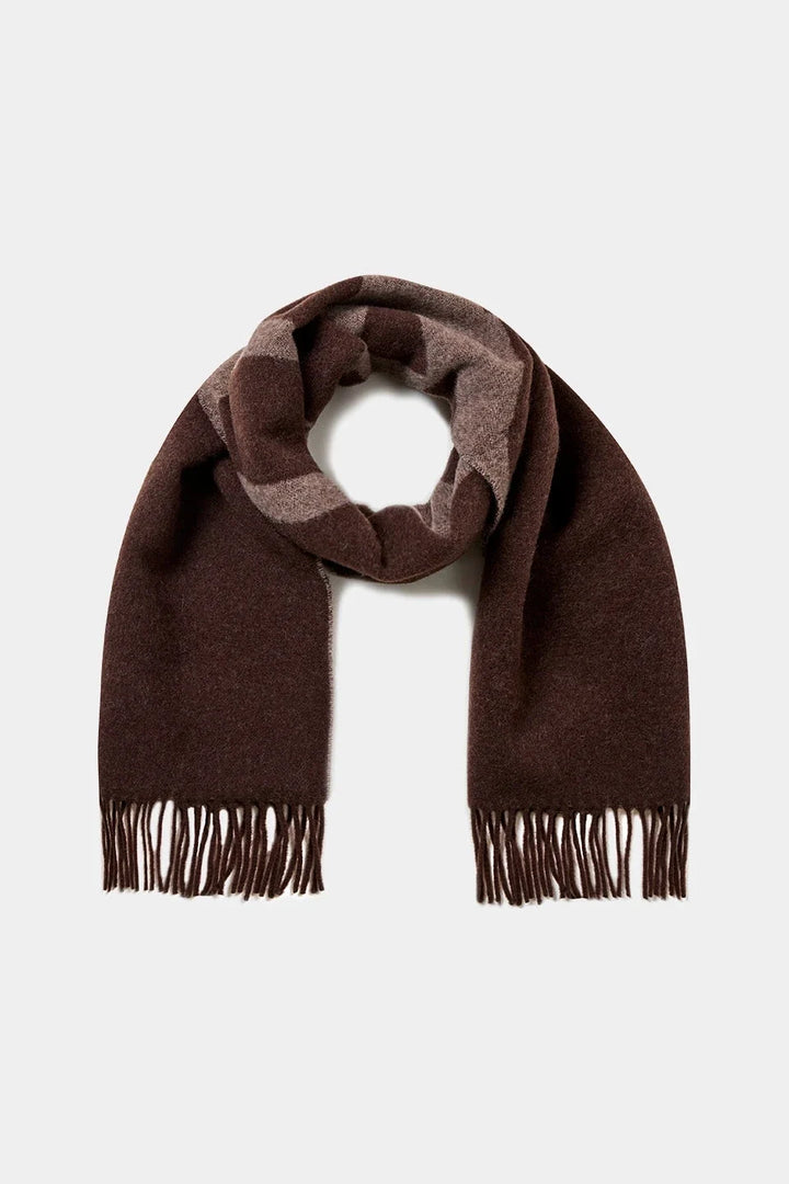 Lala Berlin - Lala Scarf 4 10025733 - Brown Halstørklæder 