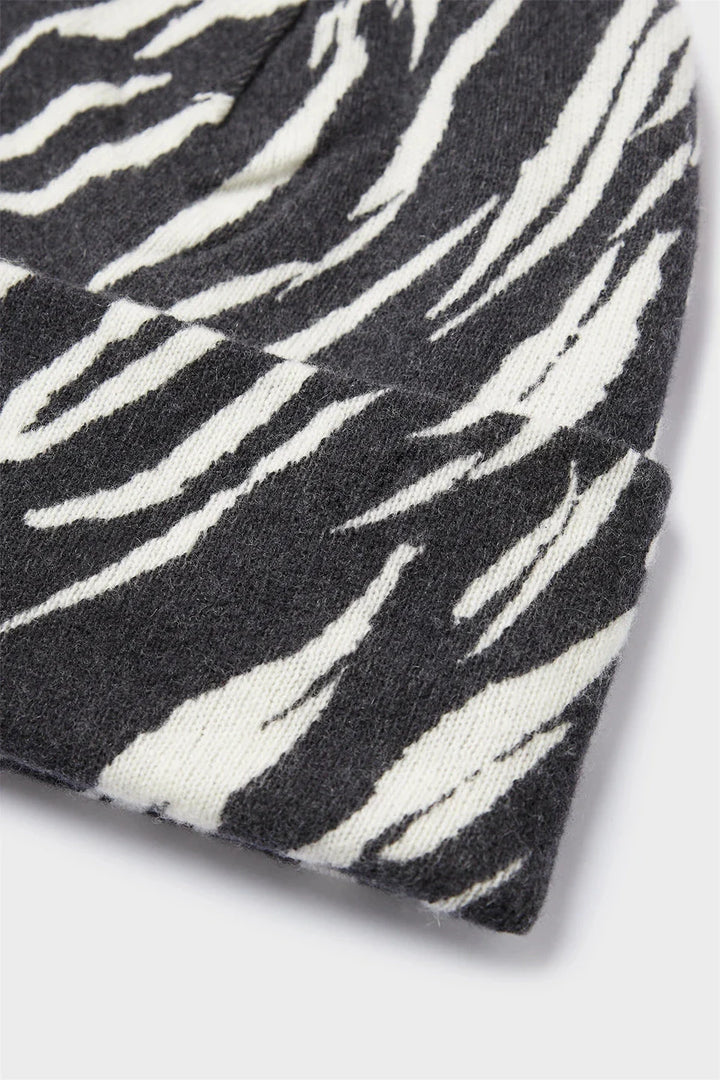 Lala Berlin - Lbbeanie Bina 10020106 - Black Tiger Huer 