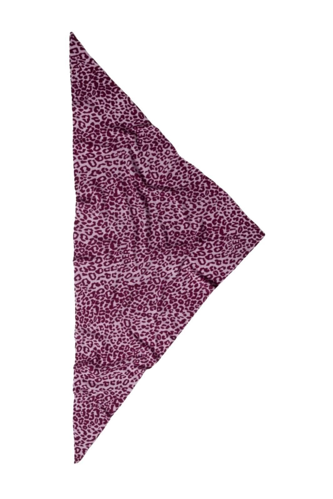 Lala Berlin - Lbtriangle M 10020124 - Burgundy Leo Tørklæder 