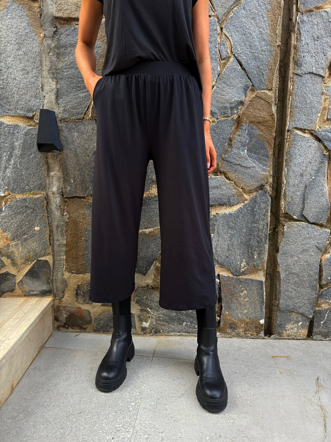 Liberte - Alma-Culotte-Pants 9591 - Black Bukser 