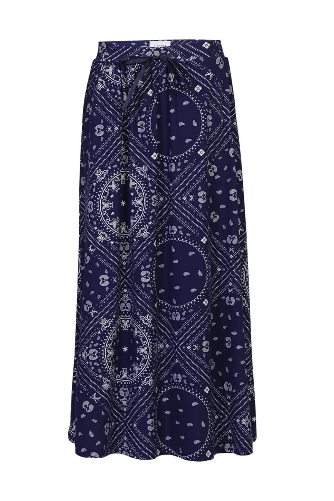 Liberte - Alma-Loose-Skirt 9582 - Blue Scarf Nederdele 