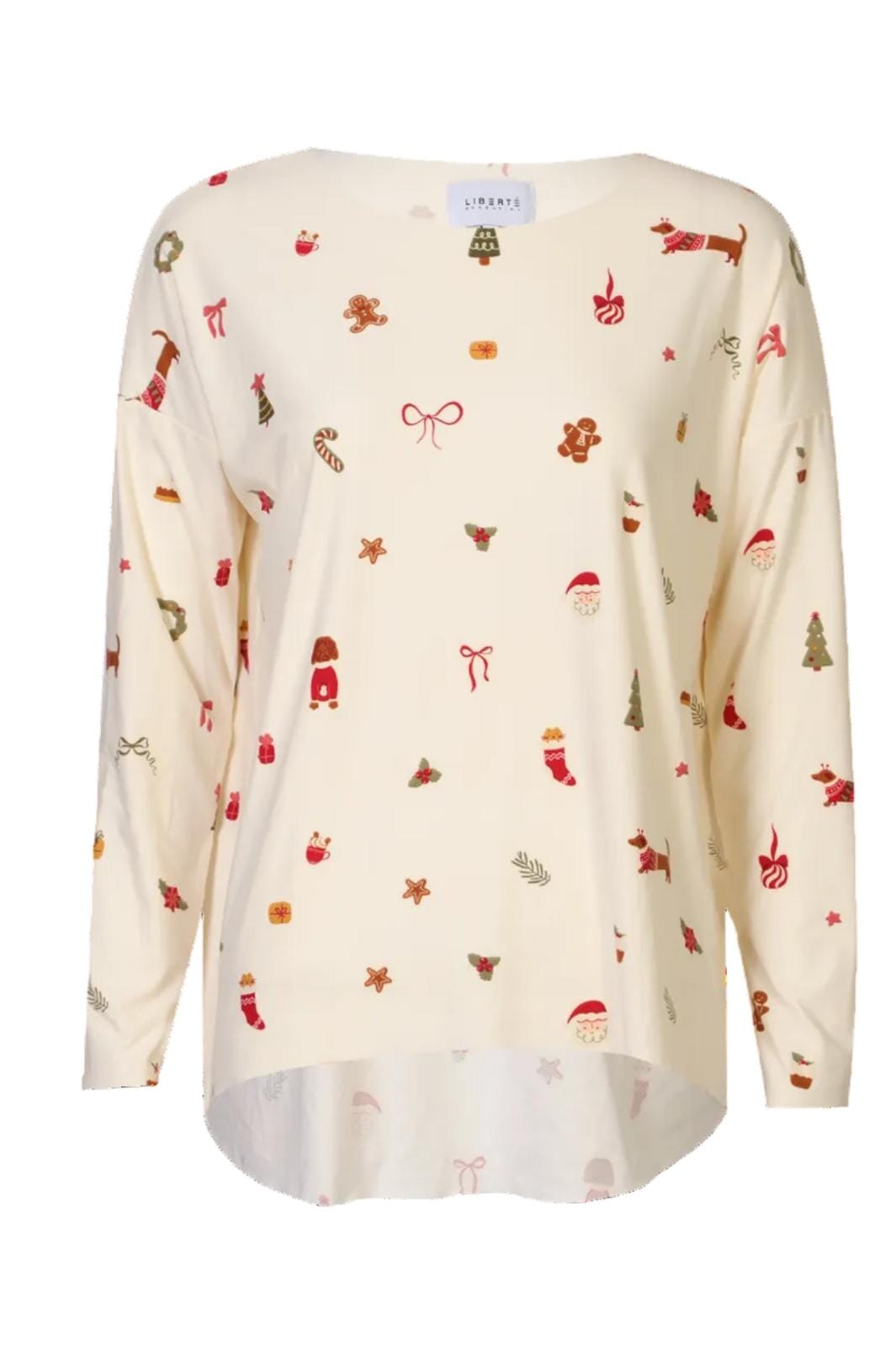 Liberte - Alma-Ls-Top 9504 - Dog Creme Bluser 