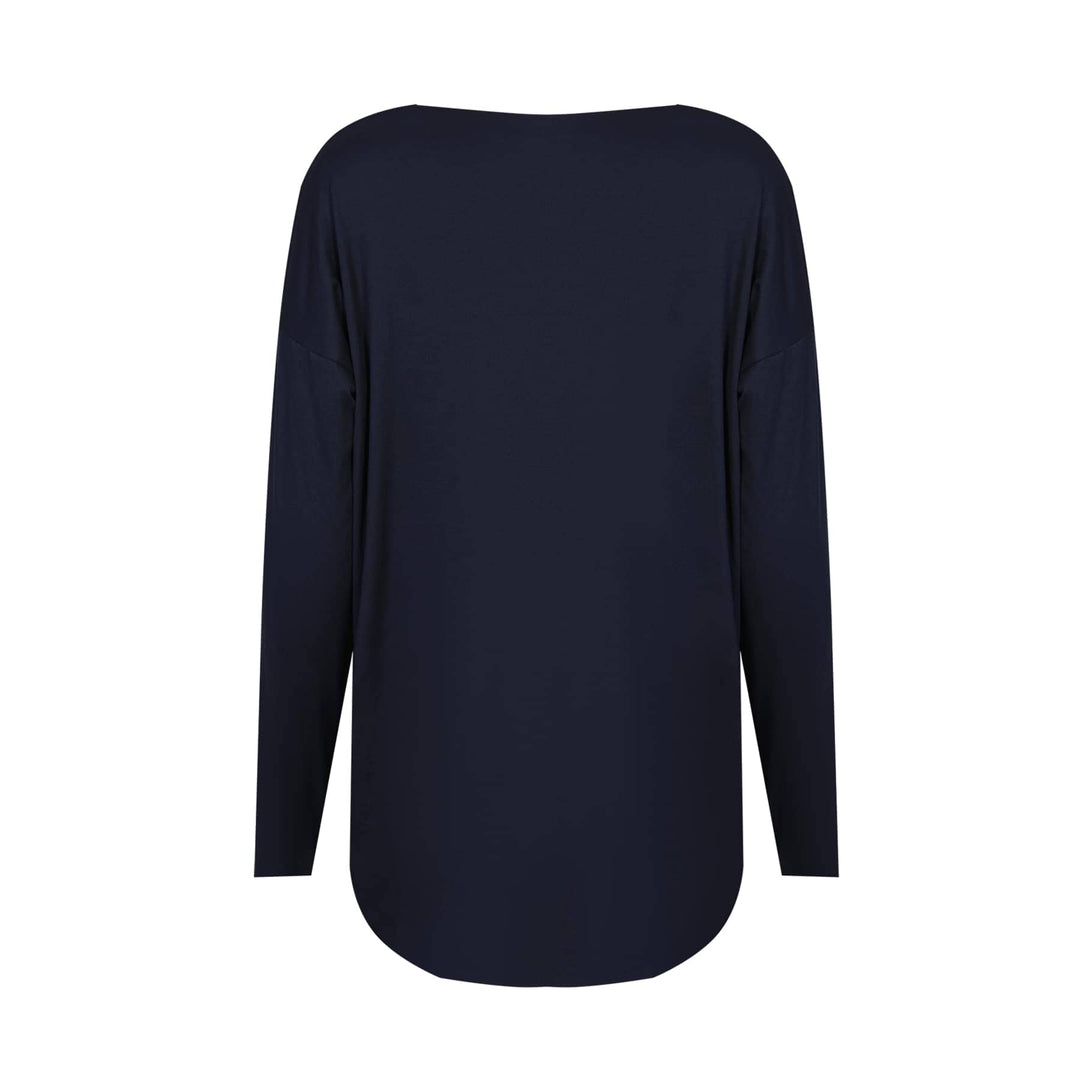 Liberte - Alma-Ls-Top 9504 - Iris Navy Bluser 