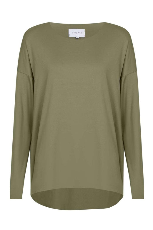 Liberte - Alma-Ls-Top 9504 - Lichen Green Bluser 
