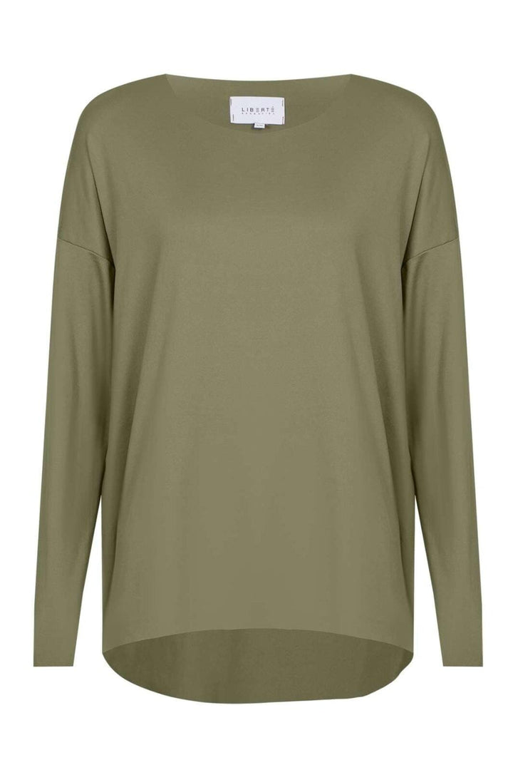 Liberte - Alma-Ls-Top 9504 - Lichen Green Bluser 