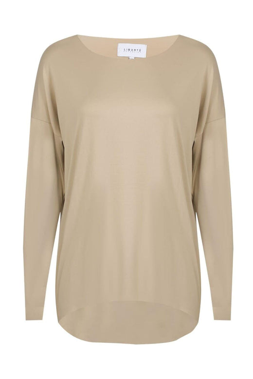 Liberte - Alma-Ls-Top 9504 - Pure Cashmere Bluser 