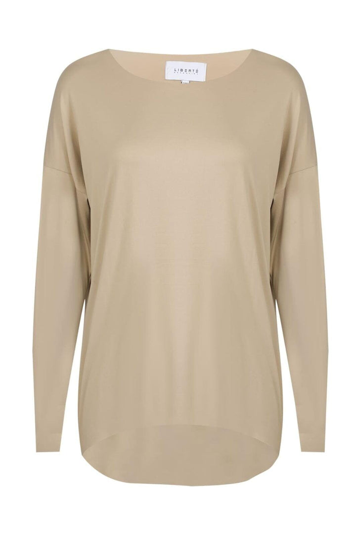 Liberte - Alma-Ls-Top 9504 - Pure Cashmere Bluser 