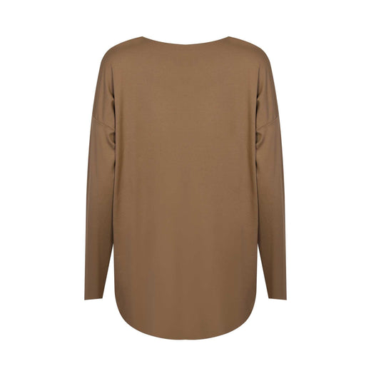 Liberte - Alma-Ls-Top 9504 - Shitake Brown Bluser 