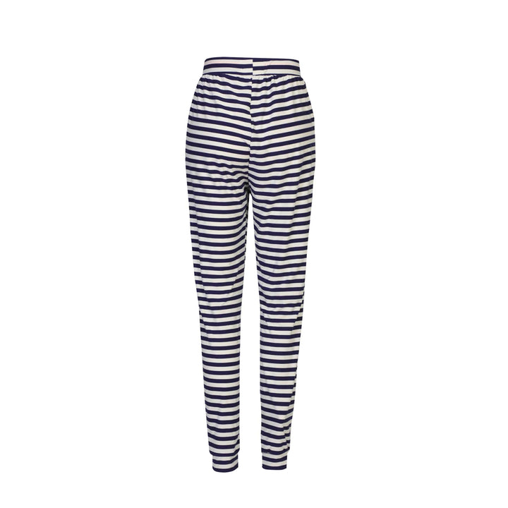 Liberte - Alma-Pant 9500 - Blue Creme Stripe Bukser 