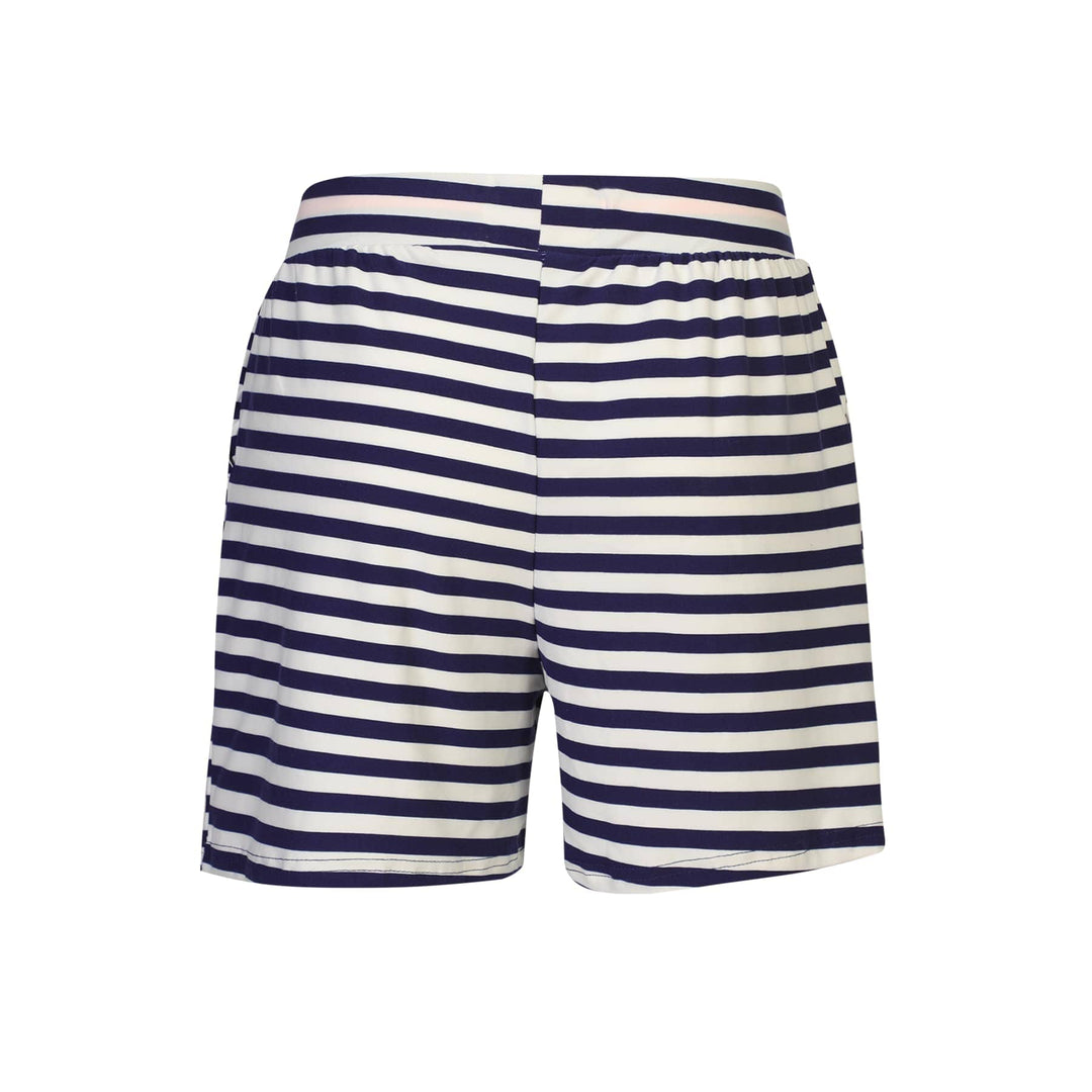 Liberte - Alma-Shorts 9517 - Blue Creme Stripe Shorts 