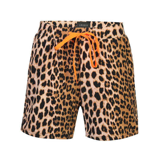 Liberte - Alma-Shorts 9517 - Lux Leo X Neon Orange Shorts 