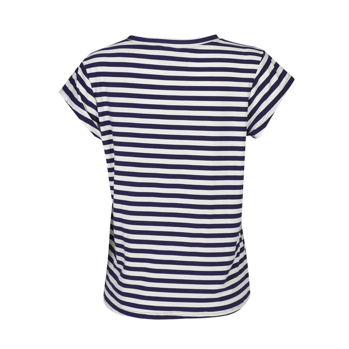 Liberte - Alma-U-Tshirt 9581 - Blue Creme Stripe T-shirts 