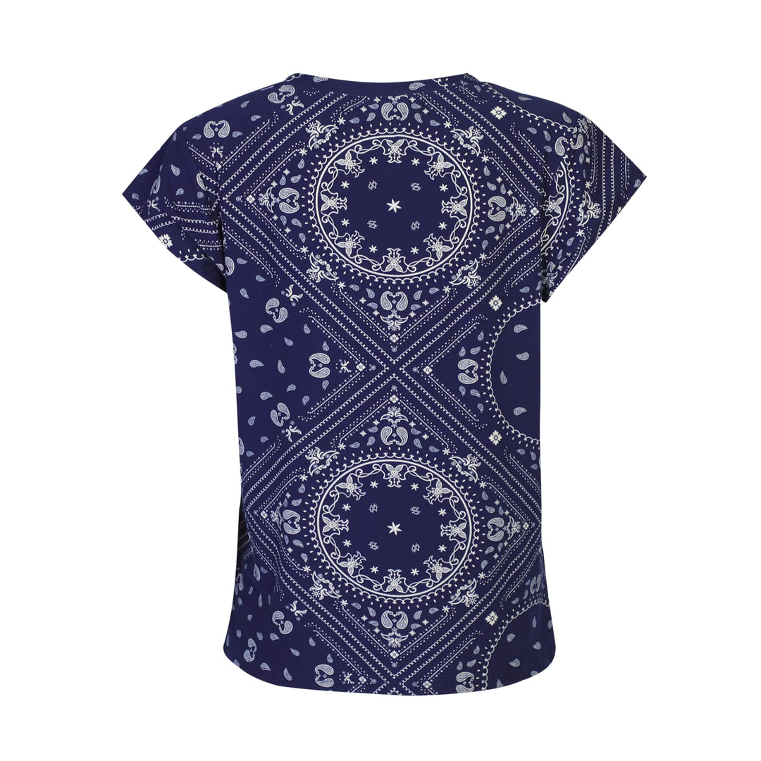 Liberte - Alma-U-Tshirt 9581 - Blue Scarf T-shirts 