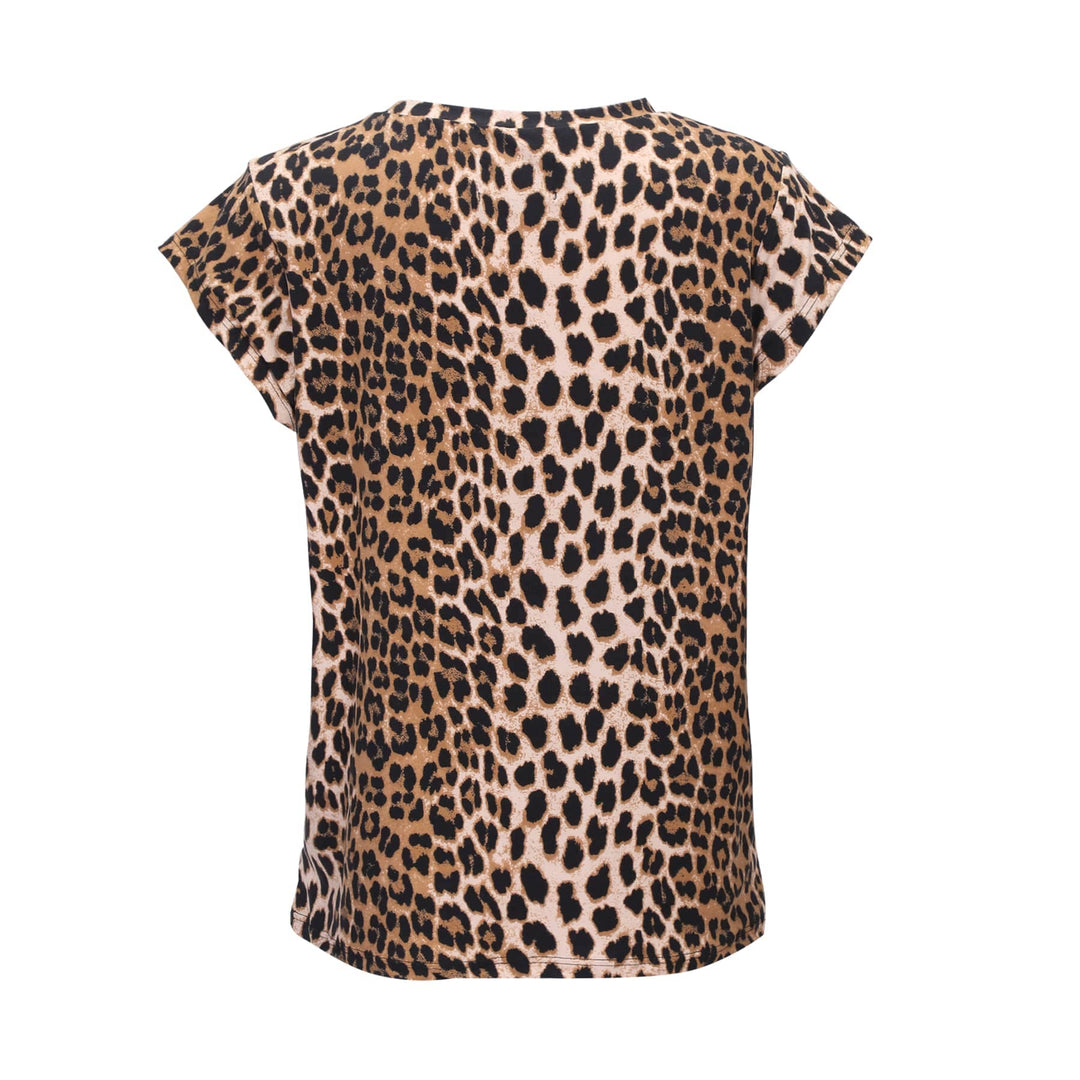 Liberte - Alma-U-Tshirt 9581 - Lux Leo X Neon Orange T-shirts 
