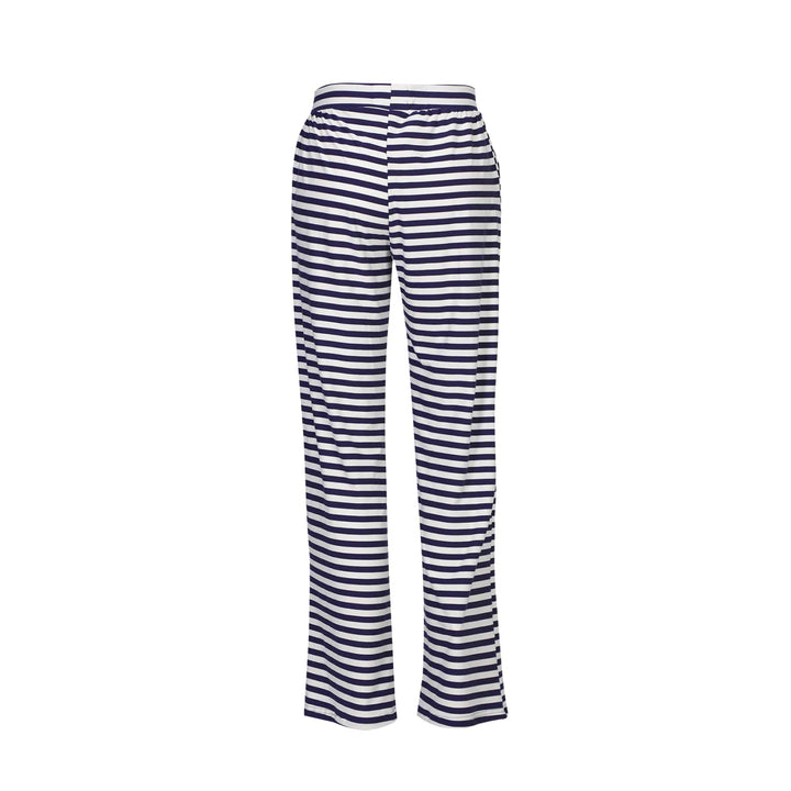 Liberte - Alma-Wide Pants 9564 - Blue Creme Stripe Bukser 