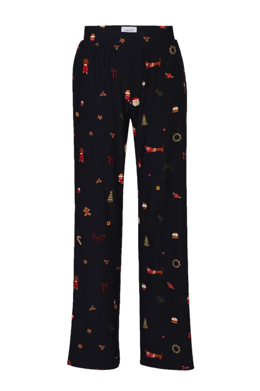 Liberte - Alma-Wide Pants 9564 - Dog Navy Bukser 