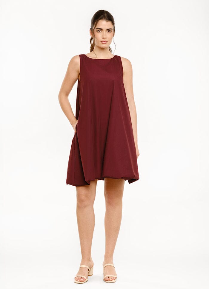 Liberte - Barbel Dress 22275 - Dark Bordeaux Kjoler 