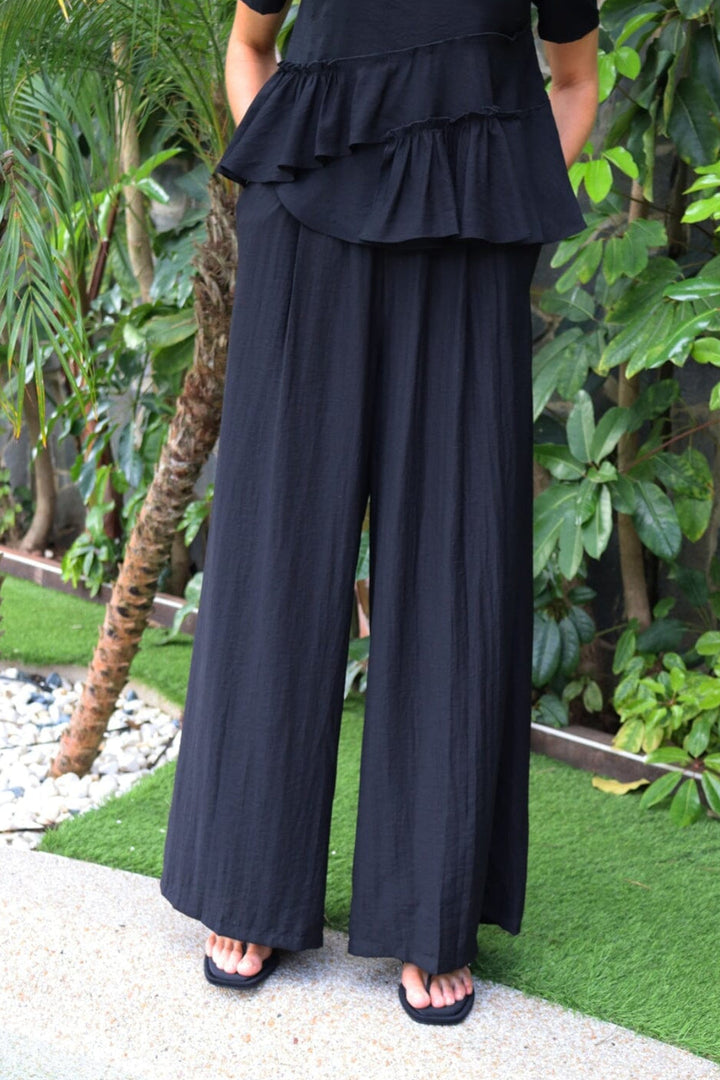 Liberte - Bob Wide Pants 22386 - Black