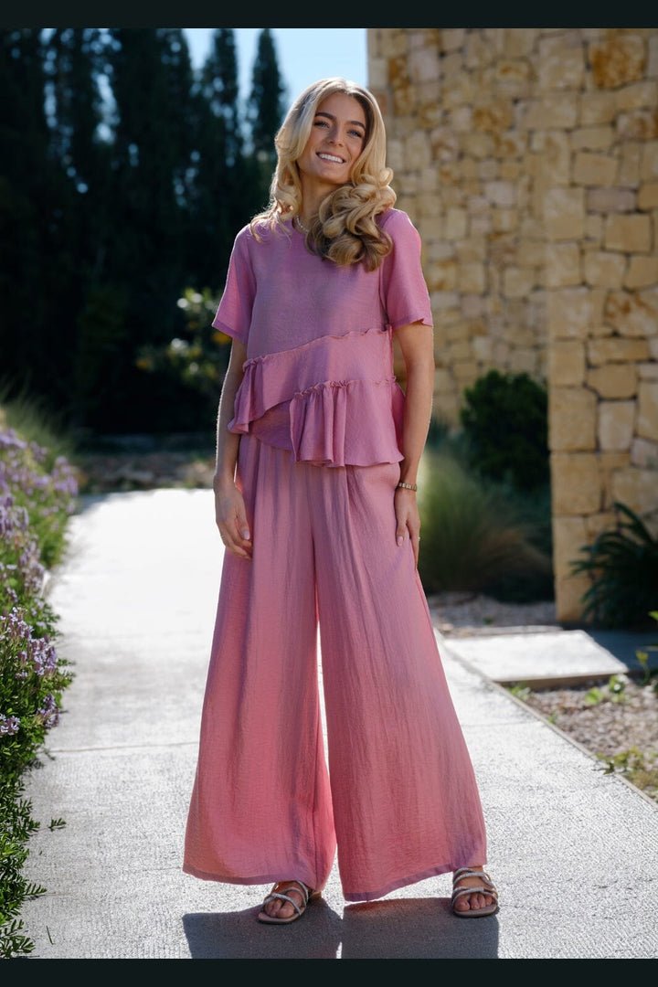Liberte - Bob Wide Pants 22386 - Rosa